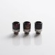 Authentic Reewape AS297F Replacement Anti Split 510 Drip Tip for RDA/RTA/RDTA/Sub-Ohm Tank Atomizer - Black, Resin + SS, 20mm