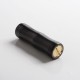 Authentic KIZOKU Kirin Semi-Mech Mechanical Tube Vape Mod - Black Brushed, Stainless Steel, 1 x 18350 / 18650