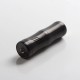 Authentic KIZOKU Kirin Semi-Mech Mechanical Tube Vape Mod - Black Brushed, Stainless Steel, 1 x 18350 / 18650