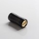 Authentic KIZOKU Kirin Semi-Mech Mechanical Tube Vape Mod - Black Brushed, Stainless Steel, 1 x 18350 / 18650