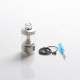 SXK VMM Imperia Style RTA Rebuildable Tank Vape Atomizer - Silver, 316 Stainless Steel + Glass, 5ml, 22mm Diameter