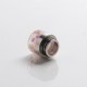 Authentic VapeSoon DT410 810 Drip Tip for SMOK TFV8 / TFV12 Tank / Kennedy / Reload RDA Vape Atomizer - Purple, Resin + SS, 17mm