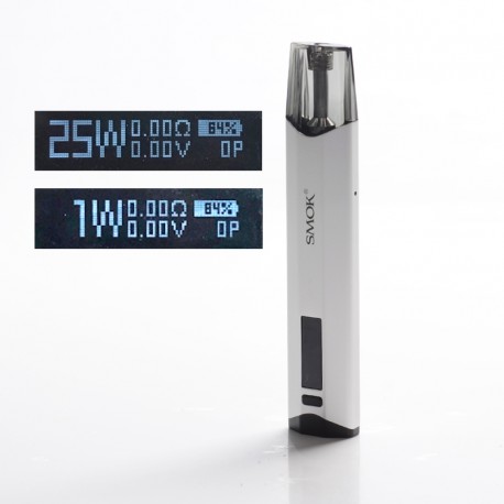 [Ships from Bonded Warehouse] Authentic SMOK Nfix 25W 700mAh Mod Pod System Kit - Silver, 3ml, 0.8ohm, 1~25W (Standard Edition)