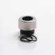 Authentic Reewape 810 Drip Tip for RDA / RTA / RDTA / Sub Ohm Tank Vape Atomizer - Silver + Black, 316SS + Resin, 13mm