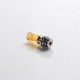 Authentic Reewape T1 510 Drip Tip Mouthpiece Kit for Vape Atomizers - Yellow, 1 Stainless Steel Base + 4 Resin Mouthpieces