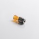 Authentic Reewape T2 510 Drip Tip Mouthpiece Kit for Vape Atomizers - Yellow, 1 Stainless Steel Base + 4 Resin Mouthpieces