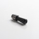 Authentic Reewape T2 510 Drip Tip Mouthpiece Kit for Vape Atomizers - Black, 1 Stainless Steel Base + 4 Resin Mouthpieces