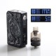 Authentic VOOPOO Drag 2 177W VW Box Mod Vape Starter Kit w/PnP Tank - B-Ink, 4.5ml, 5~177W, 2 x 18650 (Refresh Standard Edition)