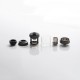 Authentic Augvape Intake Sub Ohm Tank Vape Atomizer - Matt Gunmetal, SS + Glass, 3.5ml / 5ml, 0.15ohm / 0.2ohm, 25mm Diameter