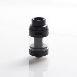 Authentic Augvape Intake Sub Ohm Tank Atomizer - Matt Black, SS + Glass, 3.5ml / 5ml, 0.15ohm / 0.2ohm, 25mm Diameter