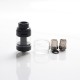 Authentic Augvape Intake Sub Ohm Tank Vape Atomizer - Matt Black, SS + Glass, 3.5ml / 5ml, 0.15ohm / 0.2ohm, 25mm Diameter