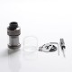 Authentic Hellvape Dead Rabbit V2 RTA Rebuildable Tank Vape Atomizer - Gun Metal, Stainless Steel, 2ml / 5ml, 25mm Diameter