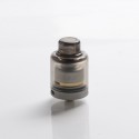 Authentic GAS Mods Kree 24 RTA Rebuildable Tank Atomizer w/ 4 Airflow Inserts - Gray, SS + PMMA, 5.5ml, 24mm Diameter