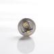 Authentic GAS Mods Kree 24 RTA Rebuildable Tank Vape Atomizer w/ 4 Airflow Inserts - Silver, SS + Glass, 5.5ml, 24mm Diameter