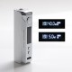 Authentic Vaporesso GTX One 40W 2000mAh VW Variable Wattage Vape Box Mod - Silver, 5~40W