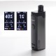 Authentic SMOKTech SMOK RPM Lite 40W 1250mAh VW Box Mod Pod System Vape Starter Kit - Gun Metal, 3.2ml, 0.4ohm / 0.8ohm, 1~40W