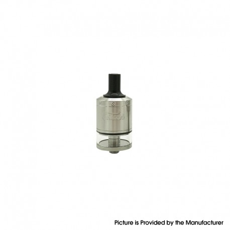 Authentic Coiland MTL RDTA Rebuildable Dripping Tank Atomizer - Silver, 316 Stainless Steel + Glass, 2.0ml / 5.0ml, 24mm
