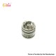 Authentic Coiland MTL RDTA Rebuildable Dripping Tank Atomizer - Silver, 316 Stainless Steel + Glass, 2.0ml / 5.0ml, 24mm