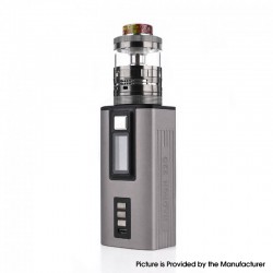 Authentic Steam Crave Hadron 220 VW Box Mod + Ragnar RDTA Atomizer Premium Combo Limited Edition Kit - Gun Metal, 5~220W