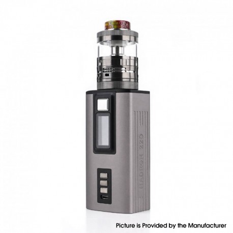 Authentic Steam Crave Hadron 220 VW Box Mod + Ragnar RDTA Atomizer Premium Combo Limited Edition Kit - Gun Metal, 5~220W