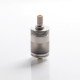 Authentic BP Mods Pioneer MTL / DL RTA Rebuildable Tank Vape Atomizer - Silver, Stainless Steel + PC, 3.7ml, 22mm Diameter