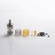 Authentic BP Mods Pioneer MTL / DL RTA Rebuildable Tank Vape Atomizer - Silver, Stainless Steel + PC, 3.7ml, 22mm Diameter