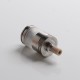 Authentic BP Mods Pioneer MTL / DL RTA Rebuildable Tank Vape Atomizer - Silver, Stainless Steel + PC, 3.7ml, 22mm Diameter