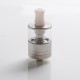 Dvarw MTL FL Facelift Style RTA Vape Atomizer w/ 5 x Single Hole Inserts + 2 x Spare Tanks - Silver, 2ml/3.5ml/5ml, 22mm Dia