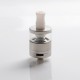 Dvarw MTL FL Facelift Style RTA Vape Atomizer w/ 5 x Single Hole Inserts + 2 x Spare Tanks - Silver, 2ml/3.5ml/5ml, 22mm Dia