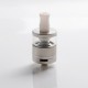 Dvarw MTL FL Facelift Style RTA Vape Atomizer w/ 5 x Single Hole Inserts + 2 x Spare Tanks - Silver, 2ml/3.5ml/5ml, 22mm Dia