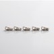 Dvarw MTL FL Facelift Style RTA Vape Atomizer w/ 5 x Single Hole Inserts + 2 x Spare Tanks - Silver, 2ml/3.5ml/5ml, 22mm Dia