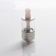 Dvarw MTL FL Facelift Style RTA Rebuildable Tank Vape Atomizer w/ 5 x Single Coil Inserts - Silver, 5ml, SS, 22mm Diameter