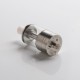 Dvarw MTL FL Facelift Style RTA Rebuildable Tank Vape Atomizer w/ 5 x Single Coil Inserts - Silver, 5ml, SS, 22mm Diameter