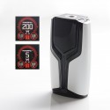 Authentic Master Aurora 200W VW Variable Wattage Box Mod - White, 5~200W, 2 x 18650