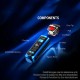 Authentic SMOKTech SMOK RPM 2 80W 2000mAh VW Variable Wattage Pod System Mod Kit - Prism Blue, 1~80W, 7.0ml, 0.16 / 0.4ohm