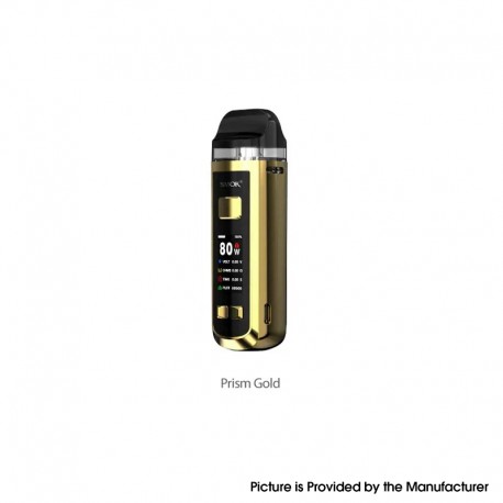 Authentic SMOKTech SMOK RPM 2 80W 2000mAh VW Variable Wattage Pod System Mod Kit - Prism Gold, 1~80W, 7.0ml, 0.16 / 0.4ohm