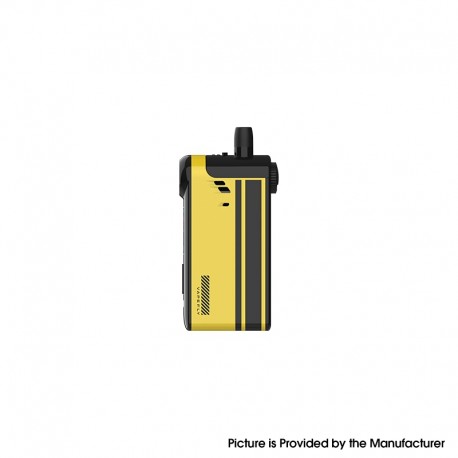 Authentic Vapefly TGO 70W 2300mAh VW Variable Wattage Pod System Mod Kit - Yellow, Fingerprint, 5~70W, 4.5ml, 0.3 / 0.6ohm