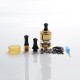 Authentic Vandy Vape Berserker BSKR V2 MTL RTA Rebuildable Tank Vape Atomizer - Gold, SS + Glass, 3ml, 24mm Diameter