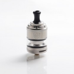 Authentic VandyVape Berserker BSKR V2 MTL RTA Rebuildable Tank Atomizer - SS, Stainless Steel + Glass, 3ml, 24mm Diameter