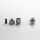 Authentic Vandy Vape Berserker BSKR V2 MTL RTA Rebuildable Tank Vape Atomizer - SS, Stainless Steel + Glass, 3ml, 24mm Diameter