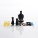 Authentic Vandy Vape Berserker BSKR V2 MTL RTA Rebuildable Tank Vape Atomizer - Matte Black, SS + Glass, 3ml, 24mm Diameter