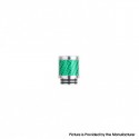 Authentic Reewape AS315 810 Drip Tip for RDA / RTA / RDTA / Sub Ohm Tank Atomizer - Green, SS + Carbon Fiber, 22mm