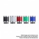 Authentic Reewape AS315 810 Drip Tip for RDA / RTA / RDTA / Sub Ohm Tank Atomizer - Blue, SS + Carbon Fiber, 22mm