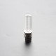 Authentic Reewape T2 510 Drip Tip Mouthpiece Kit for Vape Atomizers - Clear, 1 Stainless Steel Base + 4 Resin Mouthpieces