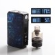 Authentic VOOPOO Drag Mini 117W 4400mAh VW Box Mod Vape Starter Kit w/ PnP Tank - B-Prussian, 5~117W (Refresh Standard Edition)