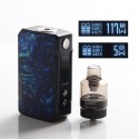 Authentic VOOPOO Drag Mini 117W 4400mAh VW Box Mod Starter Kit w/ PnP Tank - B-Prussian, 5~117W (Refresh Standard Edition)