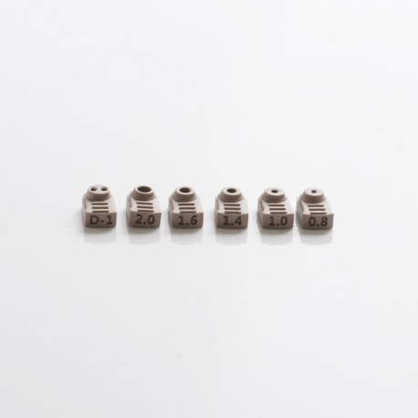 Authentic VandyVape Berserker BSKR V2 RTA Replacement Airflow Insert Tube - D-1 / 0.8 / 1.0 / 1.4 / 1.6 / 2.0mm (6 PCS))