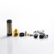 Authentic Asvape Hita 30W 1000mAh Mech Mod RBA Pod System Vape Starter Kit - Bronze, 3ml, 0.5ohm / 1.0ohm, 5~30W