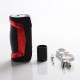 Authentic GeekVape Aegis Max 100W TC VW Variable Wattage Vape Box Mod - Red Phoenix, 1~100W, 100~315'C, 1 x 18650 / 21700