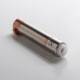 Authentic TRX Xyrus X3 Mechanical Mod + RDA Atomizer Kit - Silver, Stainless Steel + Copper, 1 x 18650, 24mm Diameter